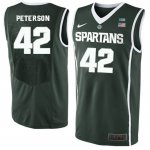 Men Michigan State Spartans NCAA #42 Morris Peterson Green Authentic Nike 2019-20 Stitched College Basketball Jersey UF32M47WN